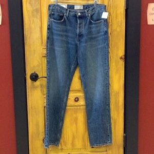 Everlane Blue Straight-Leg Jeans with Classic Indigo Wash